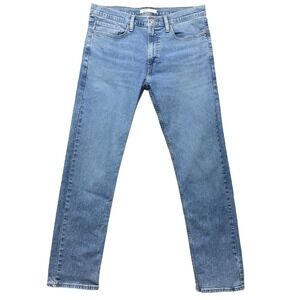 Signature by Levi Strauss Gold Label Slim Straight Jeans Mens 34x34 Blue Denim